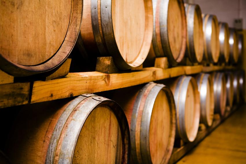 Wine barrels