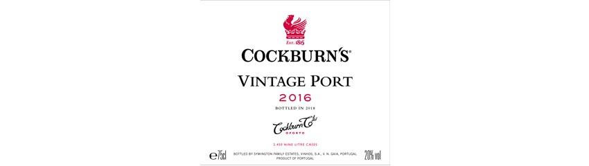 Cockburn's 2016 Vintage Port