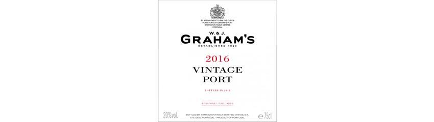 Graham's 2016 Vintage Port