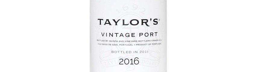 Taylor's 2016 Vintage Port