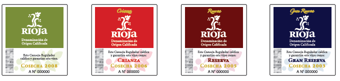 Rioja Wine Labels
